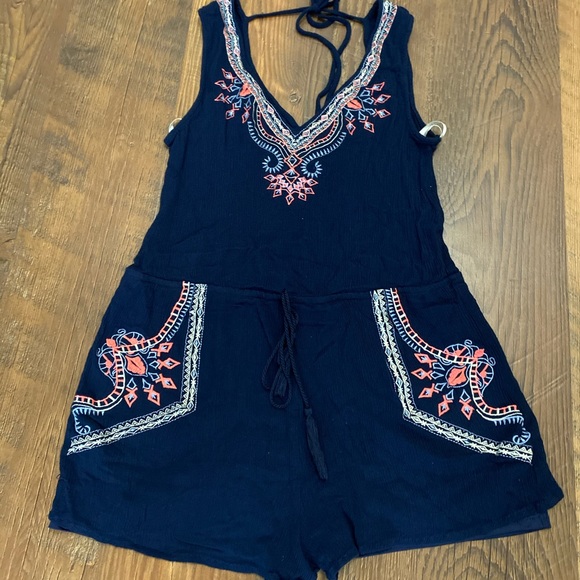 Girl’s blue romper - Picture 2 of 5